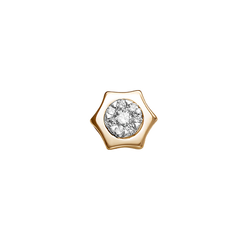 Подвеска, золото, бриллиант, П112-5895